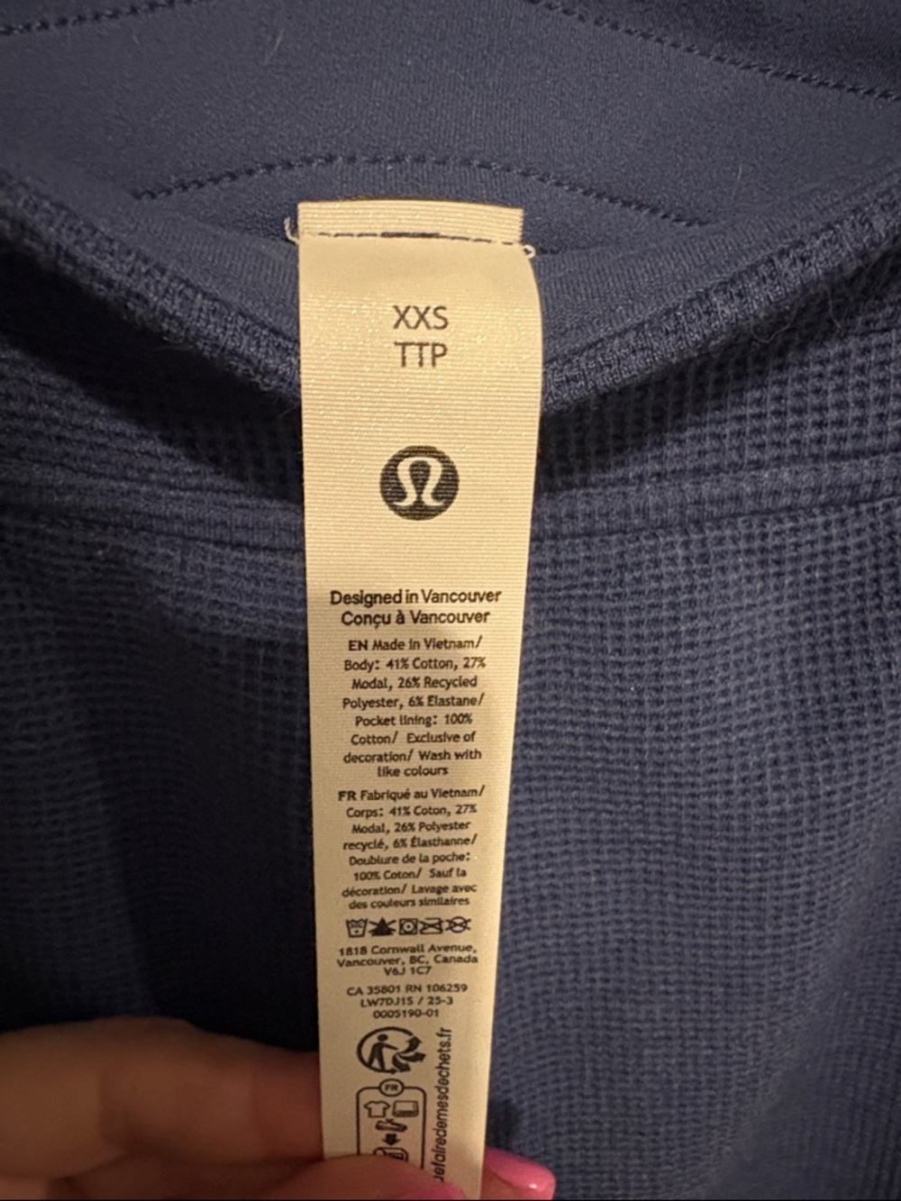 Lululemon Scuba High Rise Short 5” Waffle - Picture 3 of 6